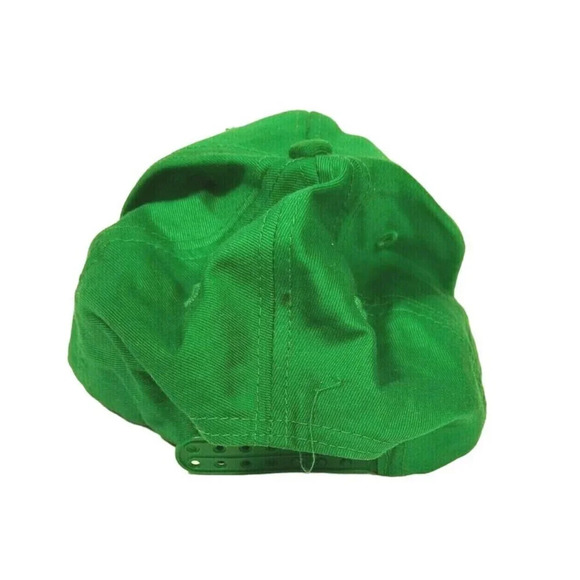 John Deere Snapback Cap Hat Men Women One Size Adjustable Green Yellow FLAW - Picture 2 of 7